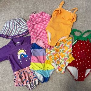 Vibrant Kids Swim Suit Collection 4T (6 Total)